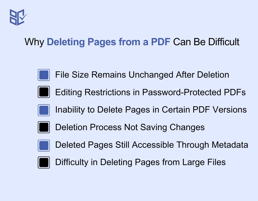 Why Deleting Pages from a PDF Can Be Difficult